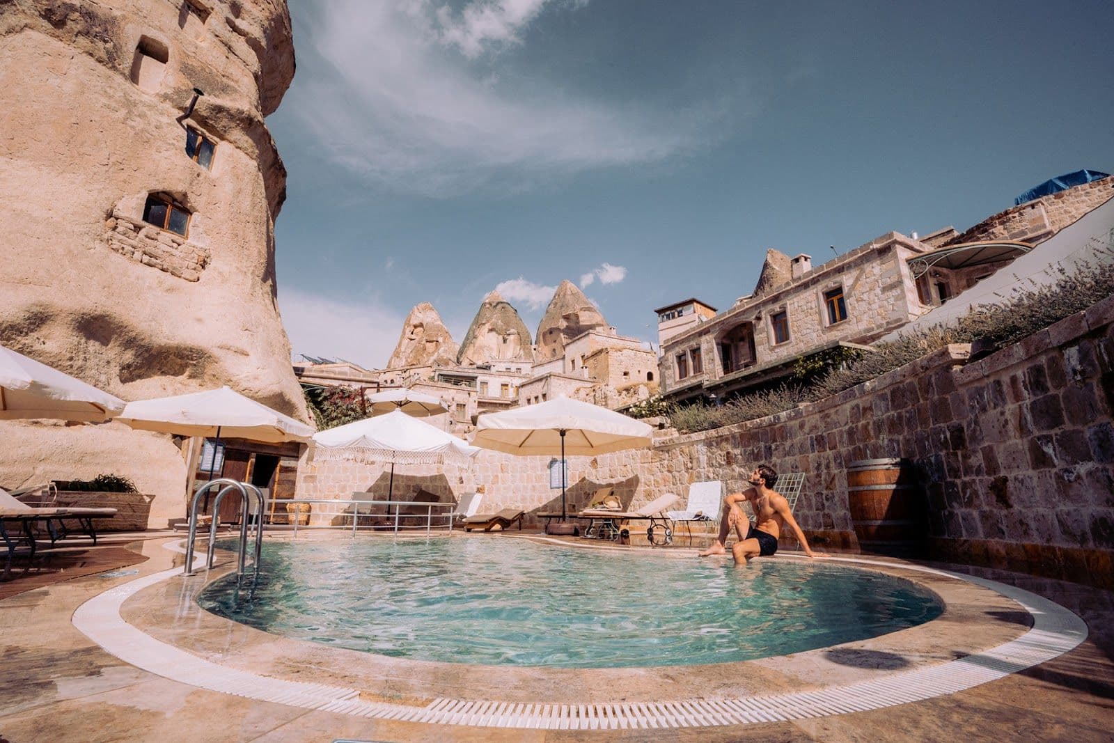 Staying in a Cave Hotel